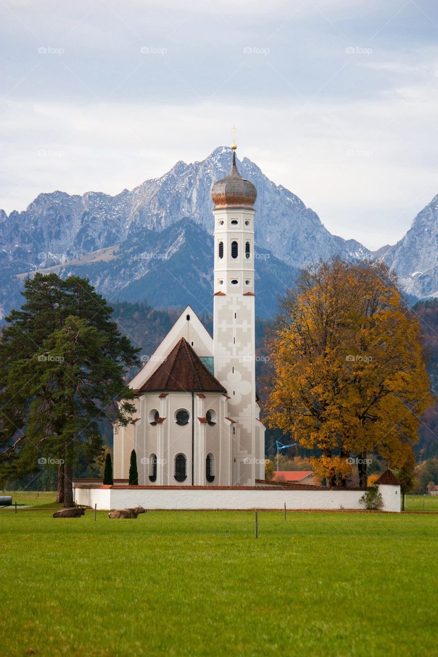 St. Coloman Church at Schwangau, Germany