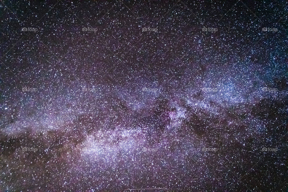 Milky Way Galaxy with Shooting Star