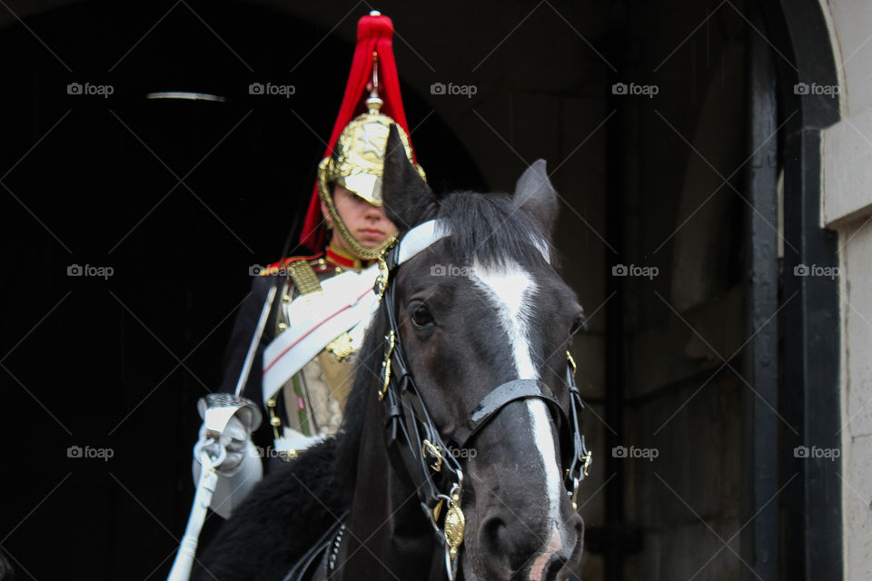 Royal Guard in London