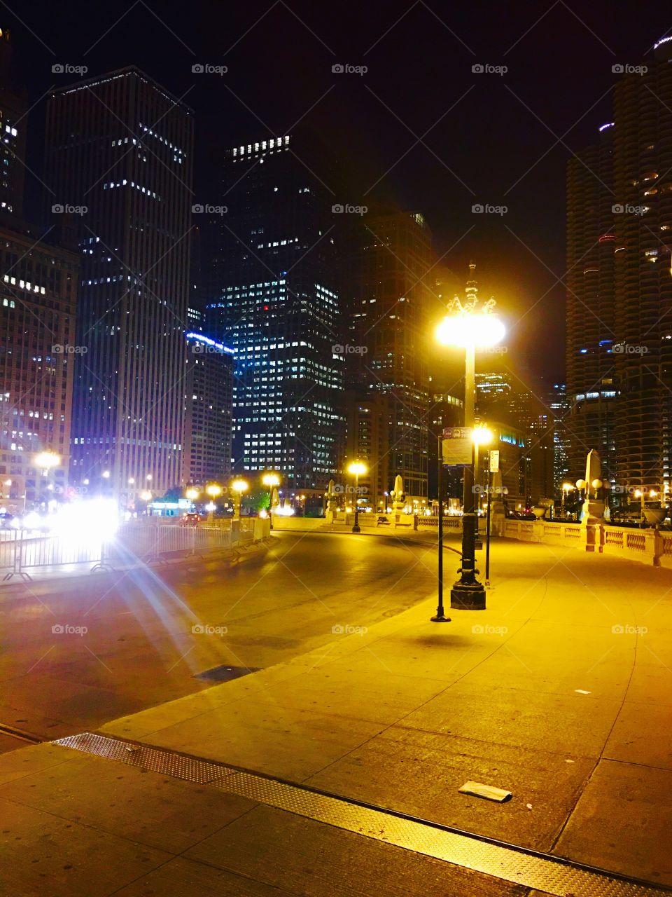 Downtown and night 