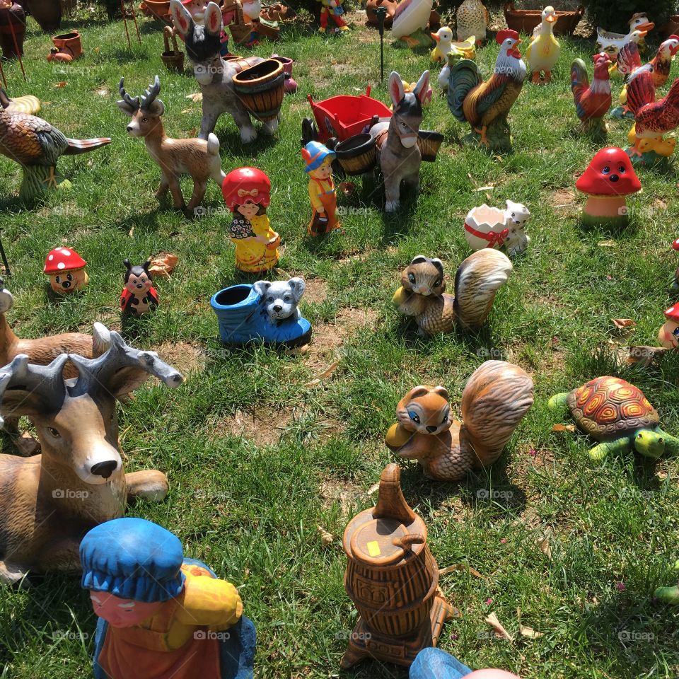 Bulgarian Ceramic figurines for garden