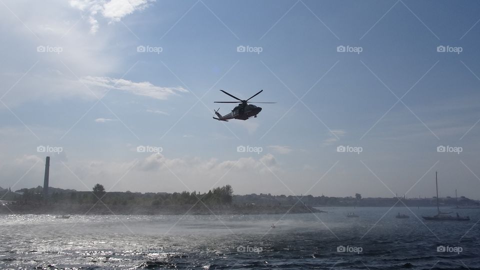 Rescue helicopter 