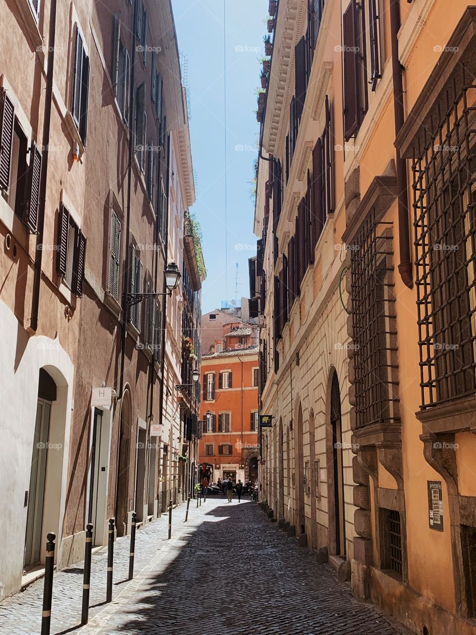 Little streets of Rome. Rome, Italy 