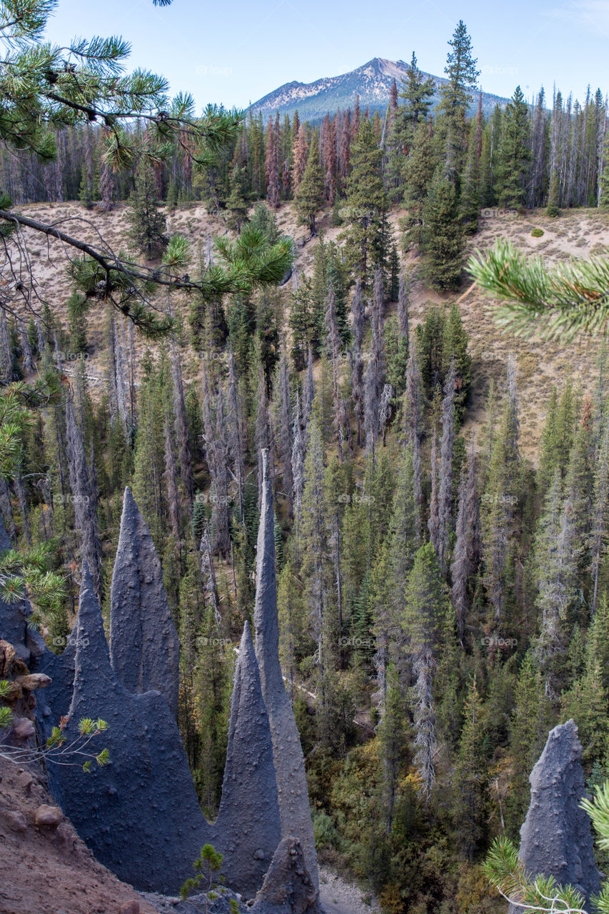 Pinnacles at Crater Lake