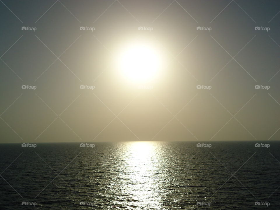Sunset in the Persian Gulf