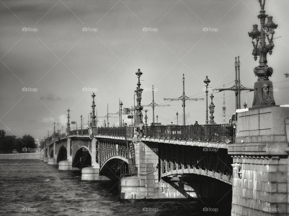 St. Petersburg. Bridge in St. Petersburg