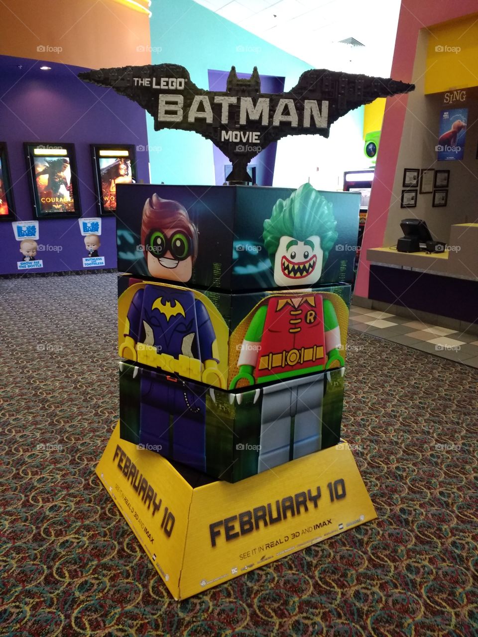 Lego Batman Movie display