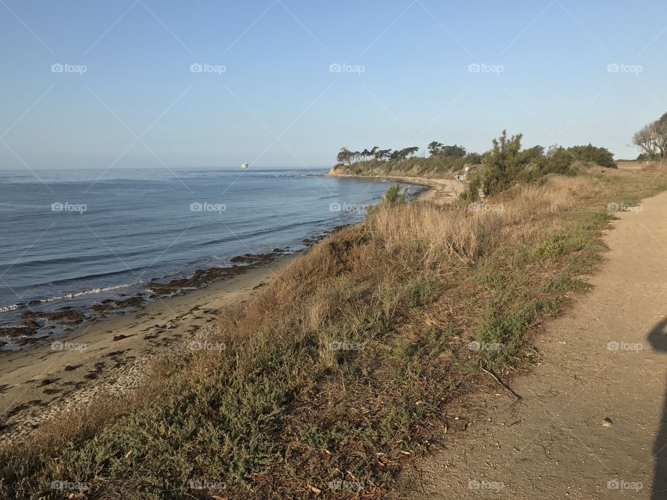 Isla vista beach photo 3 hazy day 