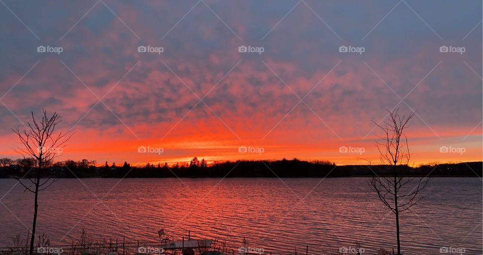 Sunset in Detroit Lakes, MN