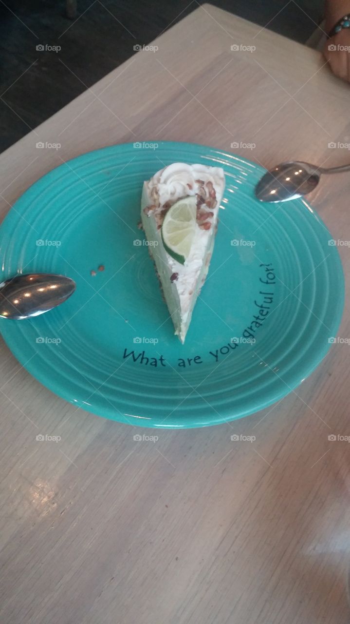 Grateful for key lime pie
