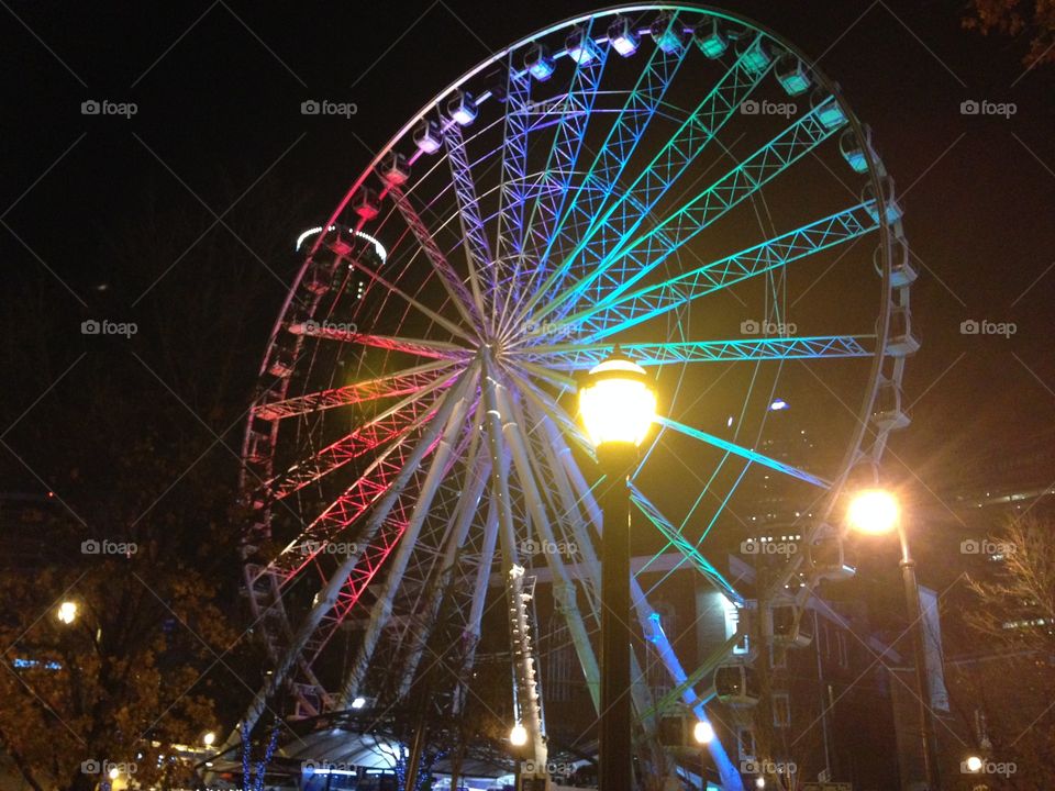 Ferris Wheel Downtown Atlanta