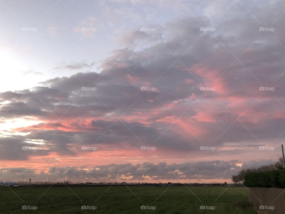 Evening clouds 