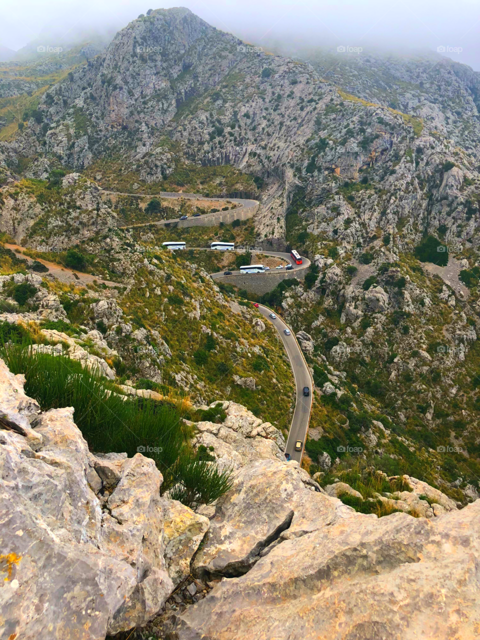 Road built into the hills ⛰