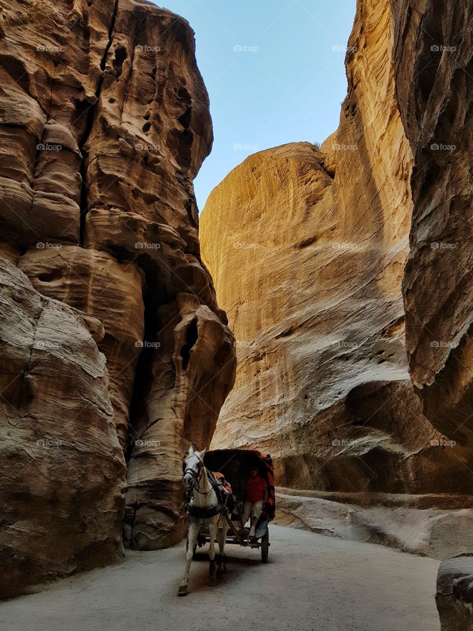 on the way to petra