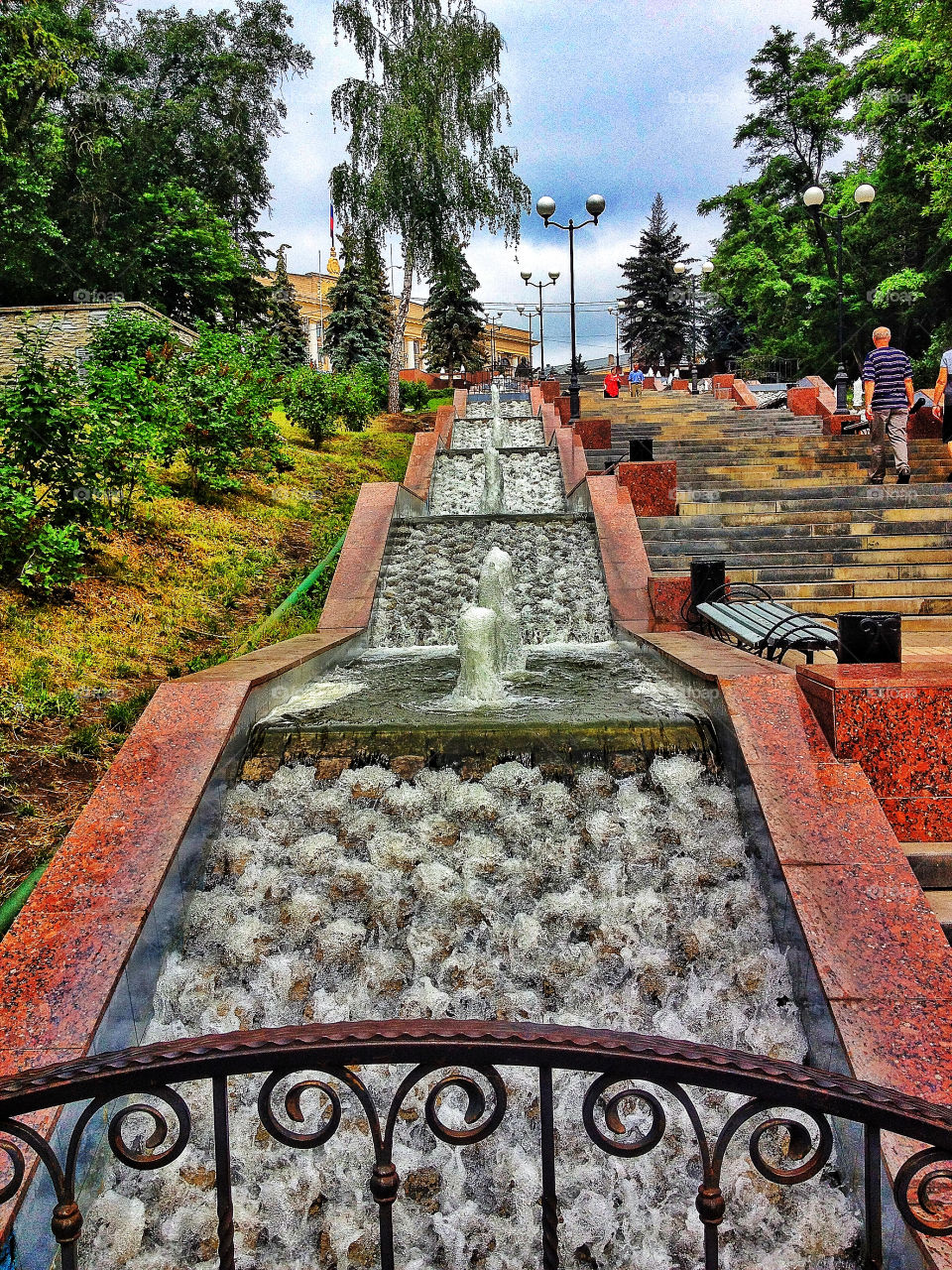 water park design fountain by penguincody