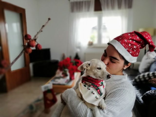 Girl and her dog