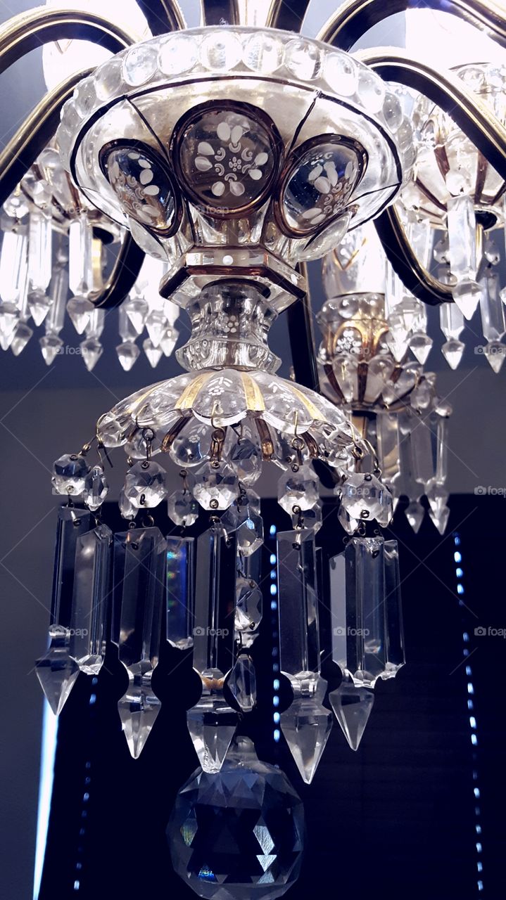 An old chandelier is beautiful.