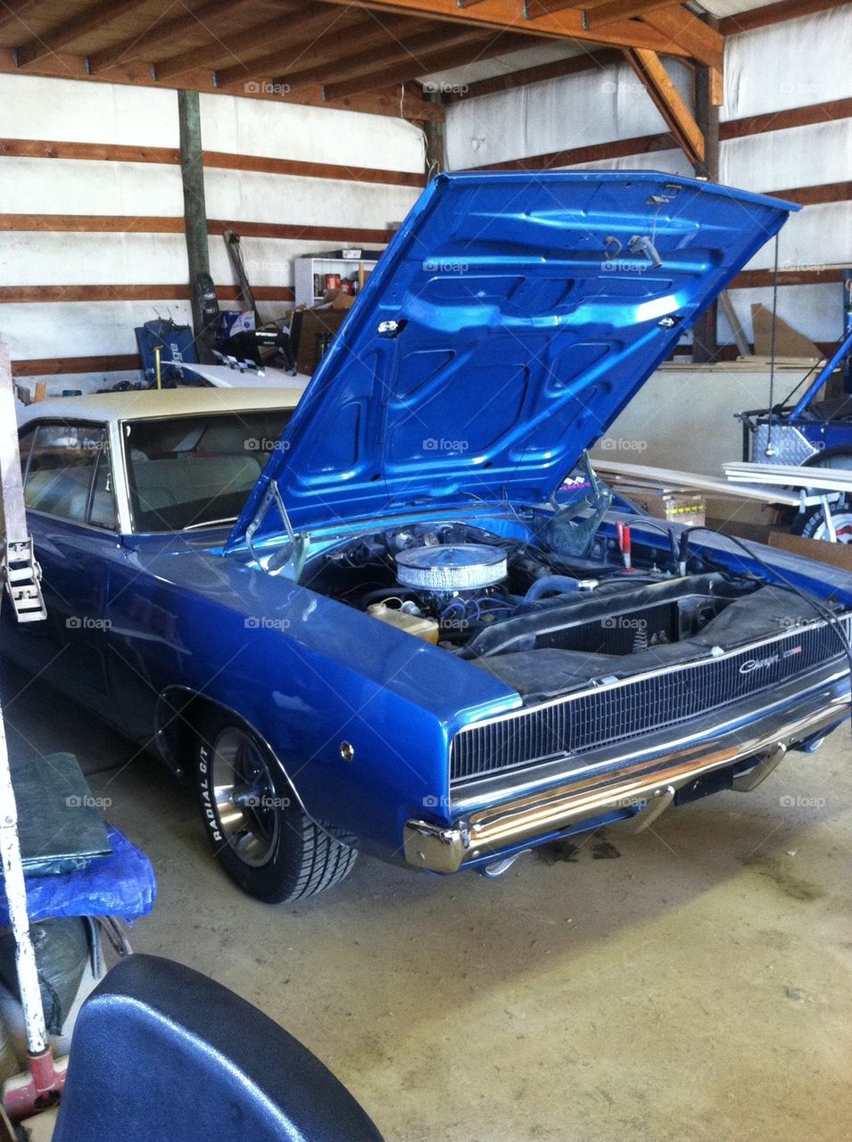 Working on the charger