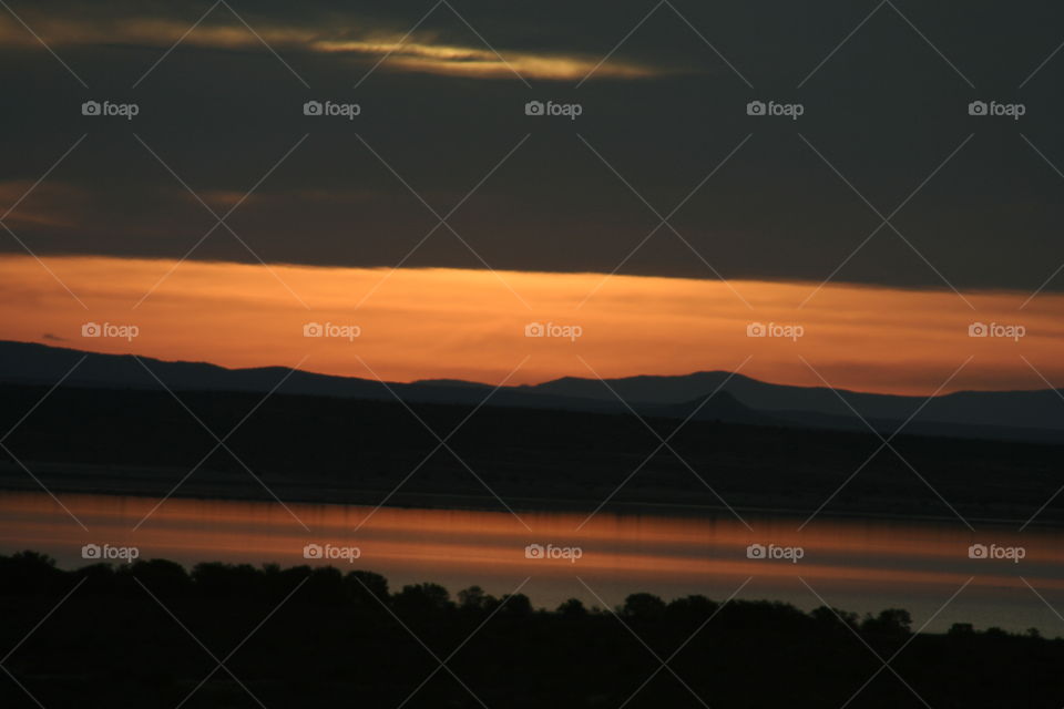 African Sunset - Sun set scene