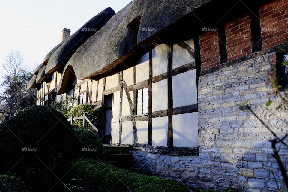 Cottage - ann hathaways cottage home of the wife of William Shakespeare 