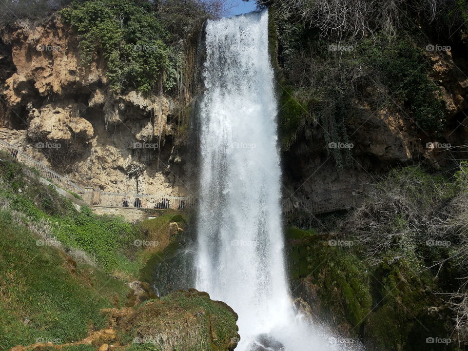 waterfall . waterfall edessa Greece 