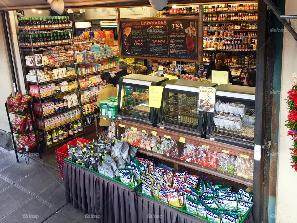 Asian market store, Pike Place Market