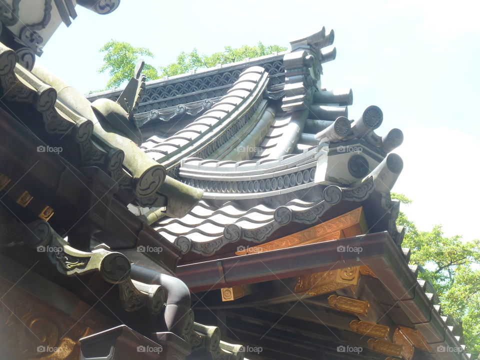 roof in Kyoto