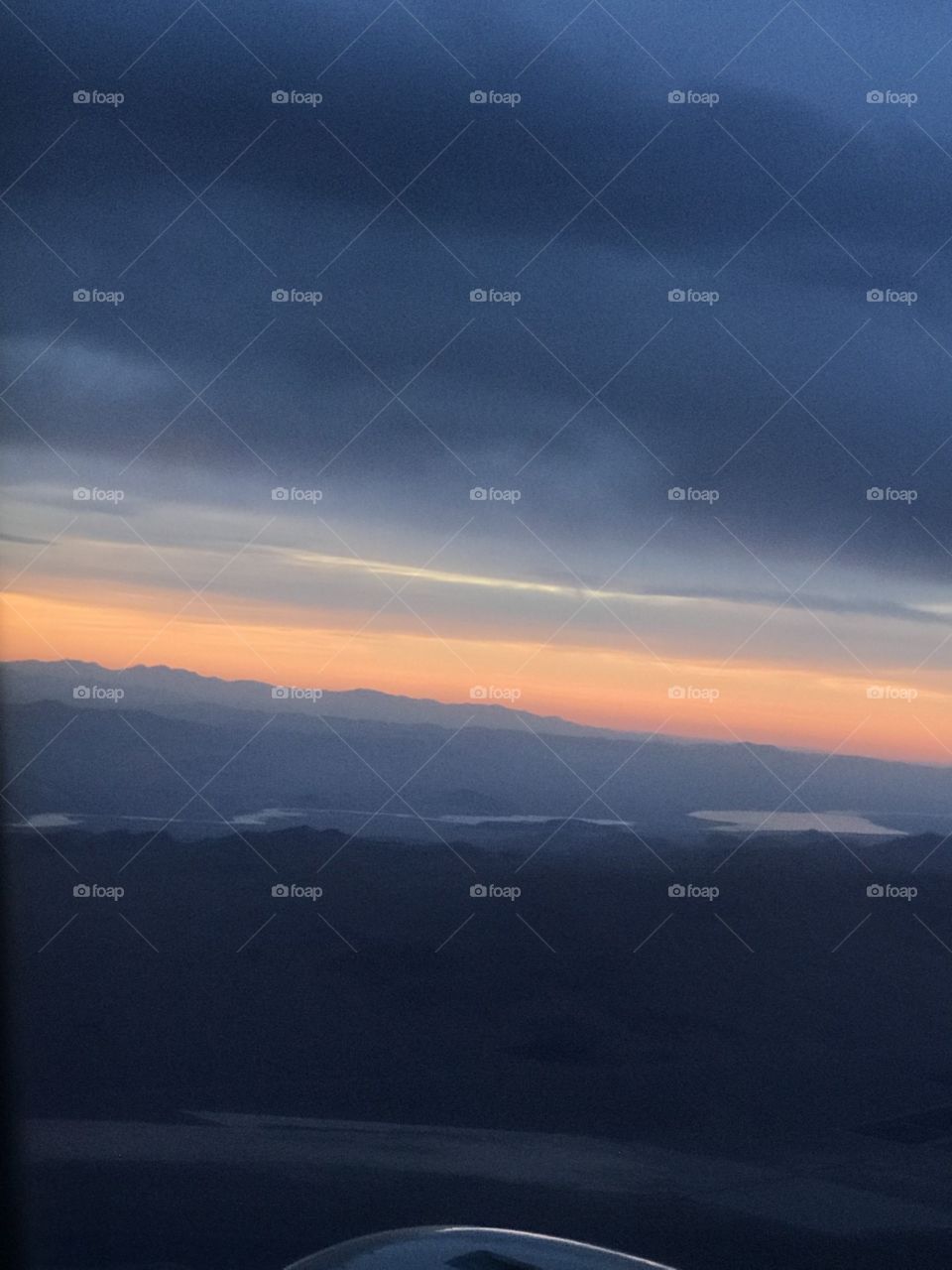 Leaving Las Vegas on the airplane this was taking from my seat window. The beauty of this view of the mountains at dawn was speechless
