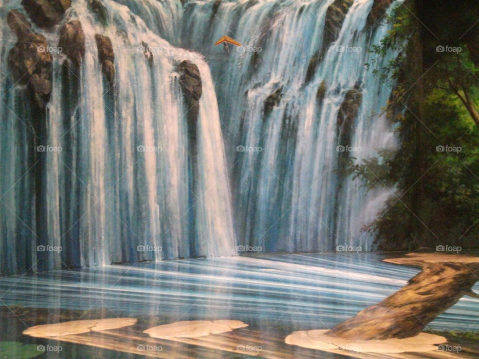 3D water fall