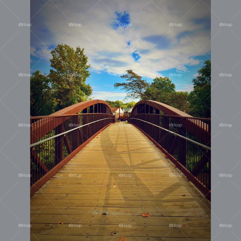 Ben Brenman Park Bridge. #Art #Architecture #BenBrenman #Park Alexandria #VA #symmetry
