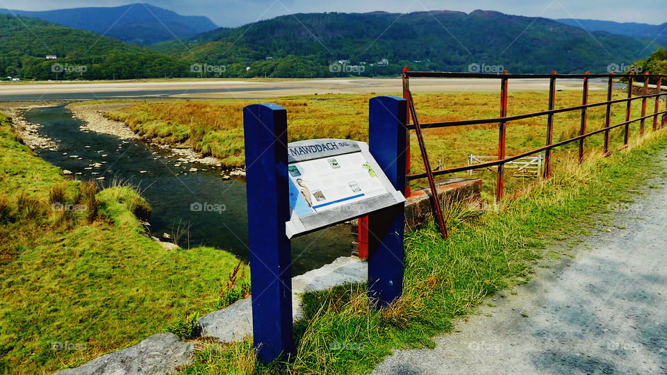 Track. Mawddach trail Wales 