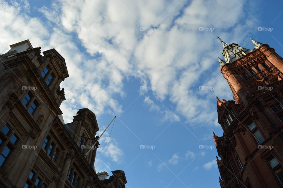 looking up. sky-architecture in the England