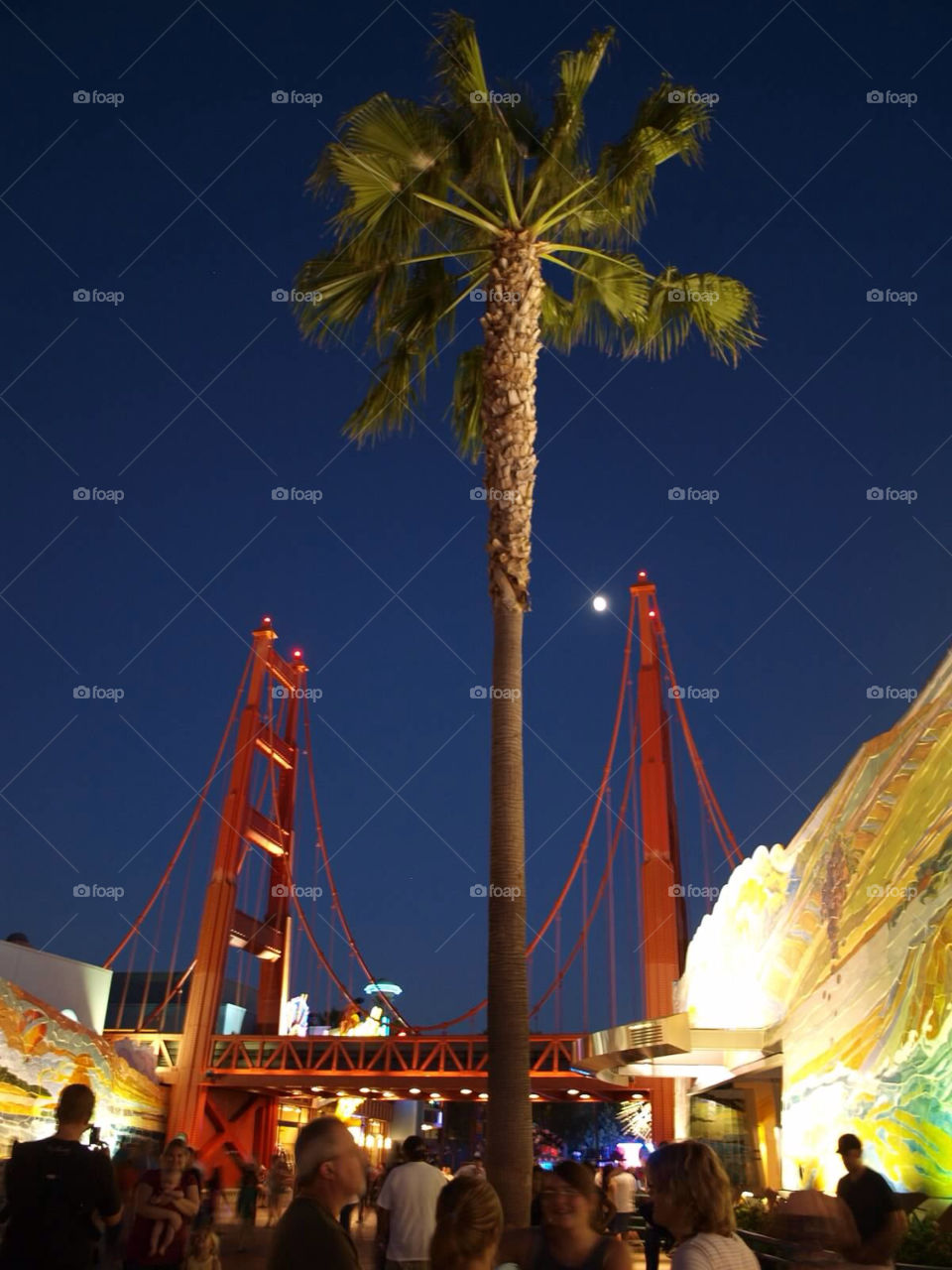 night moon california adventure dismey by ezdrossi
