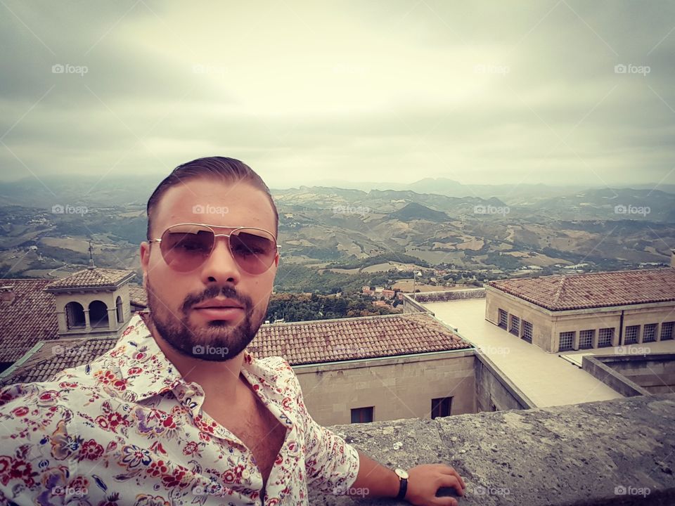 On top of the City of San Marino