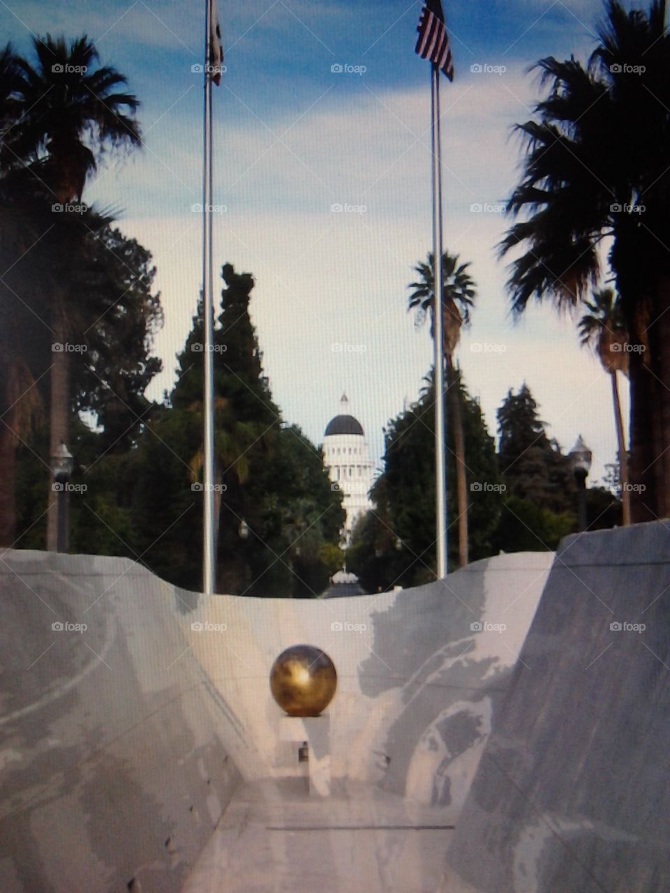  two flags. I was walking down the street one day and saw this view could not resist taking a picture