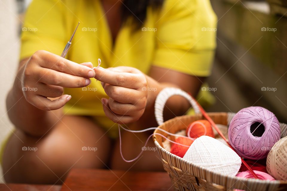 Crocheting