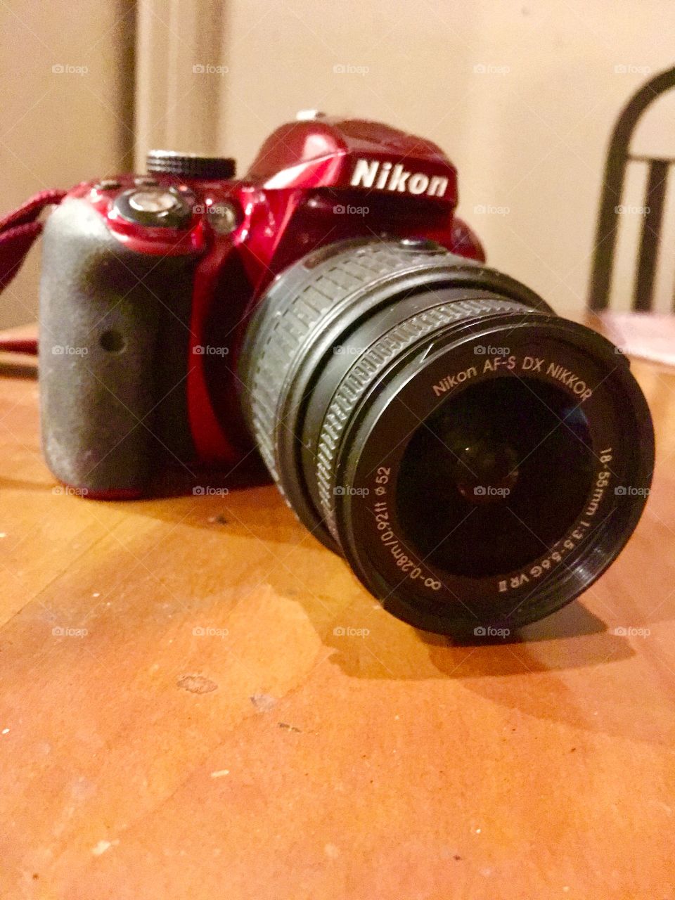 Nikon camera 🎥. D3300. Close up view.