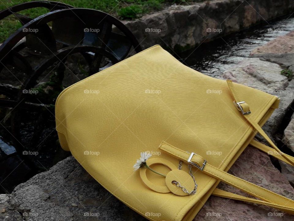 yellow bag