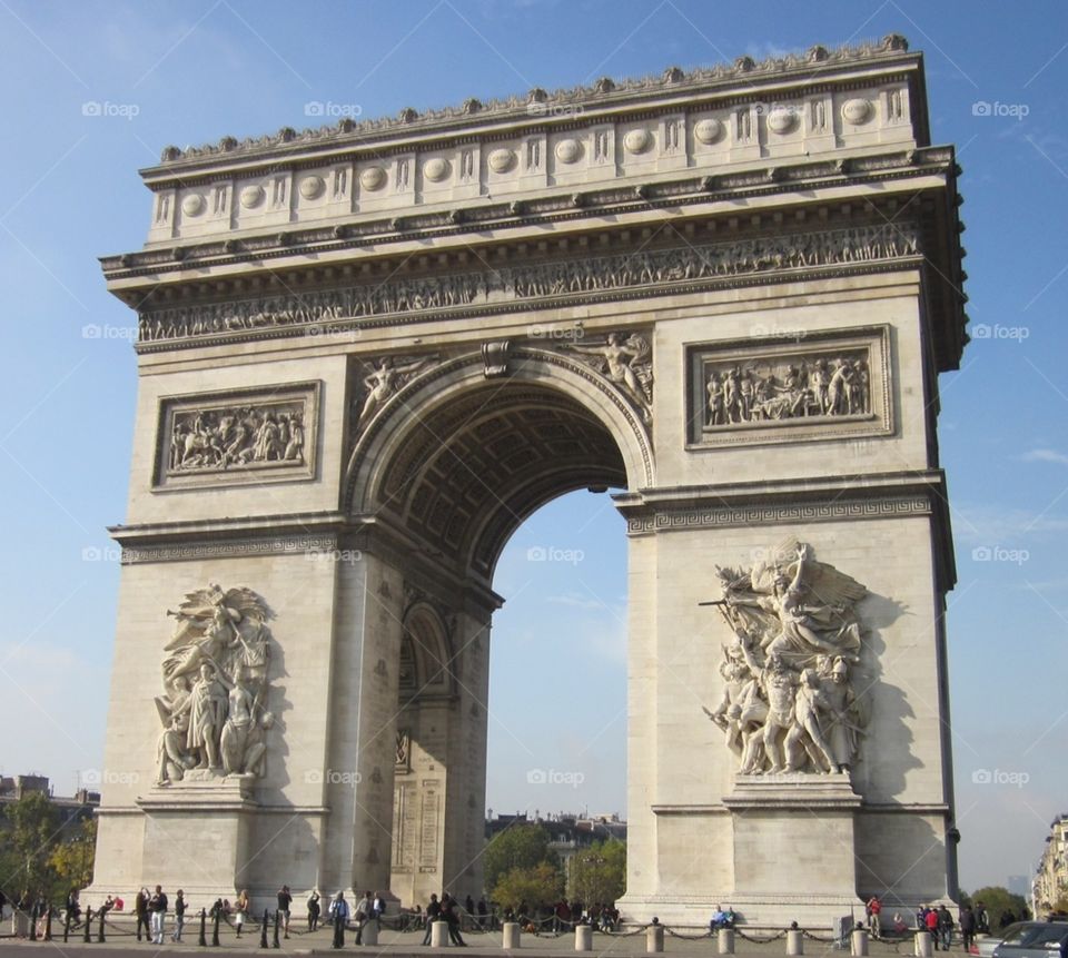 Arc de Triomphe. Paris.