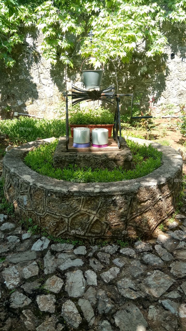 A rustic old well in St Vlasios in Korinthia,Greece