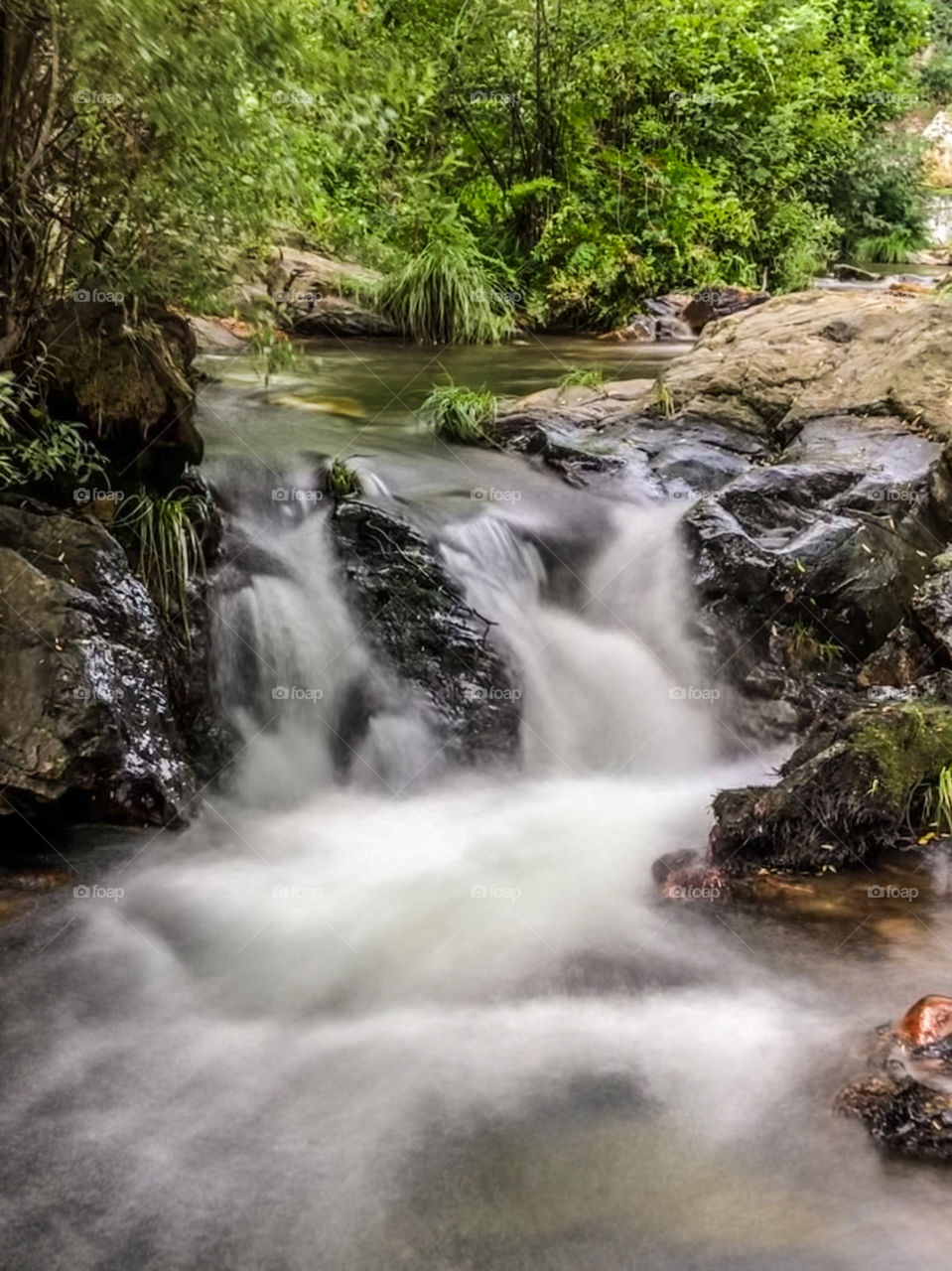 Long exposure image of some waterfalls at Penedo Furado - Vila de Rei - Central Portugal