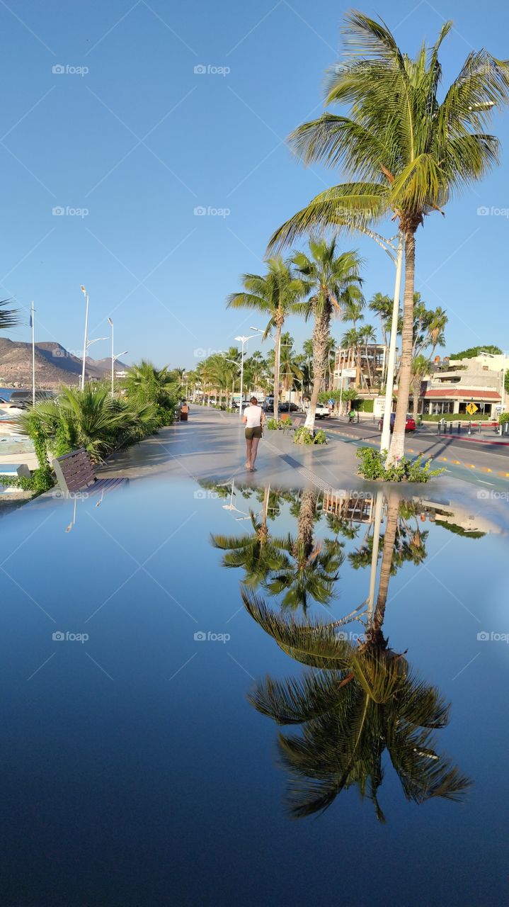 Seaside of La Paz, México