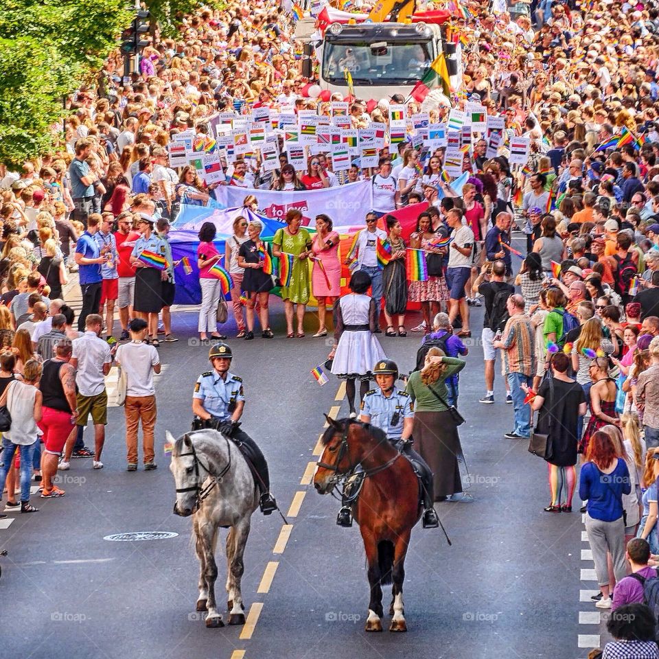 Gay pride parade Oslo