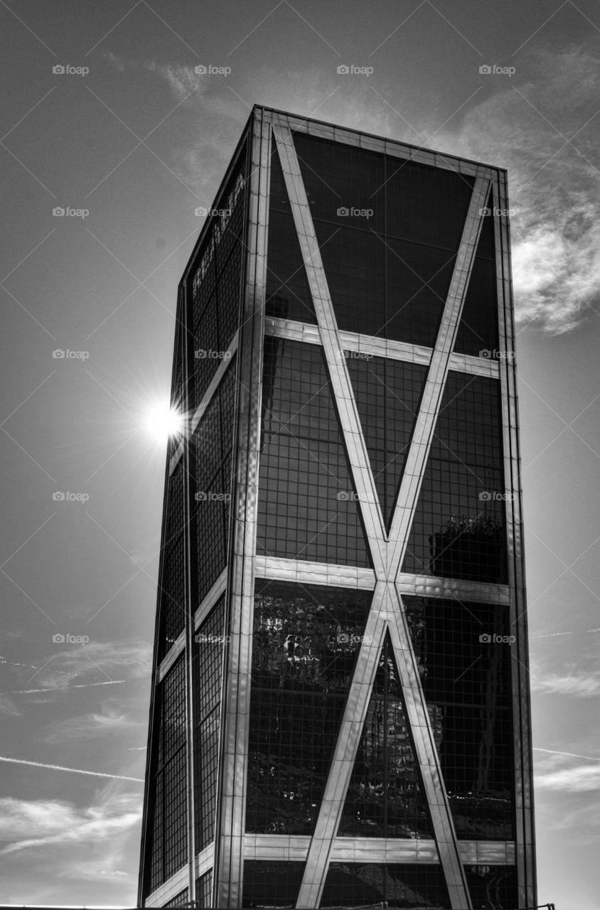 Realia Tower. Realia Tower, KIO Towers, Madrid, Spain.