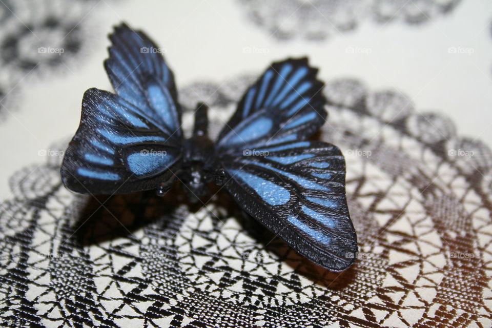 Plastic butterfly