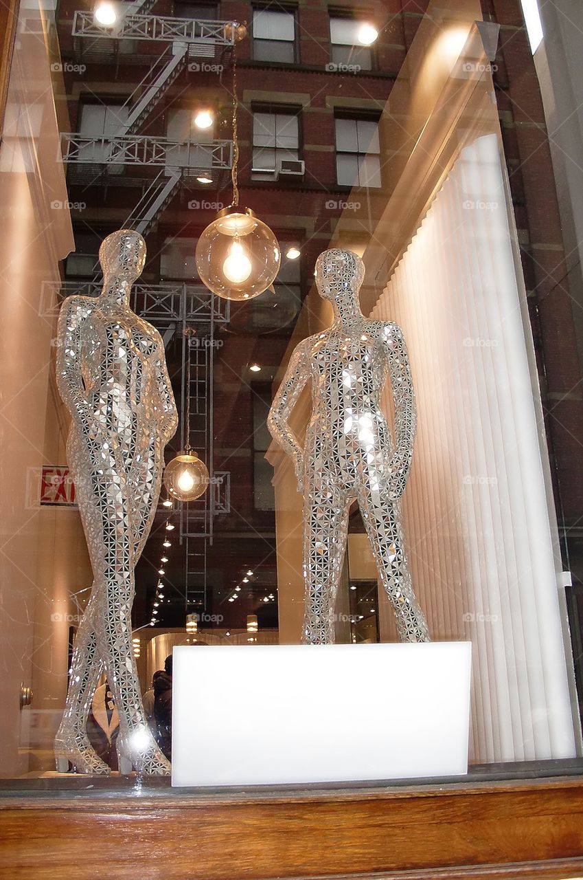 Store window display