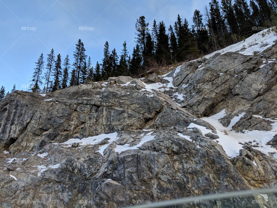 Frozen Rockface
