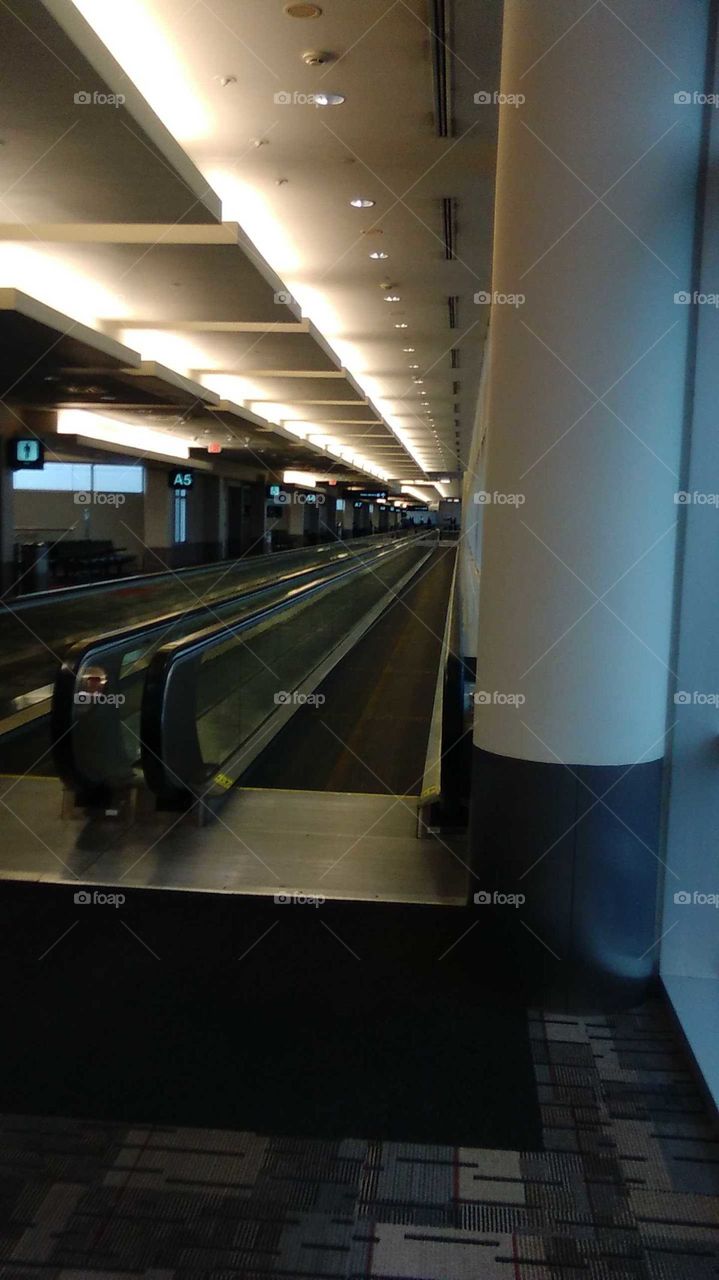 Heading to the next flight