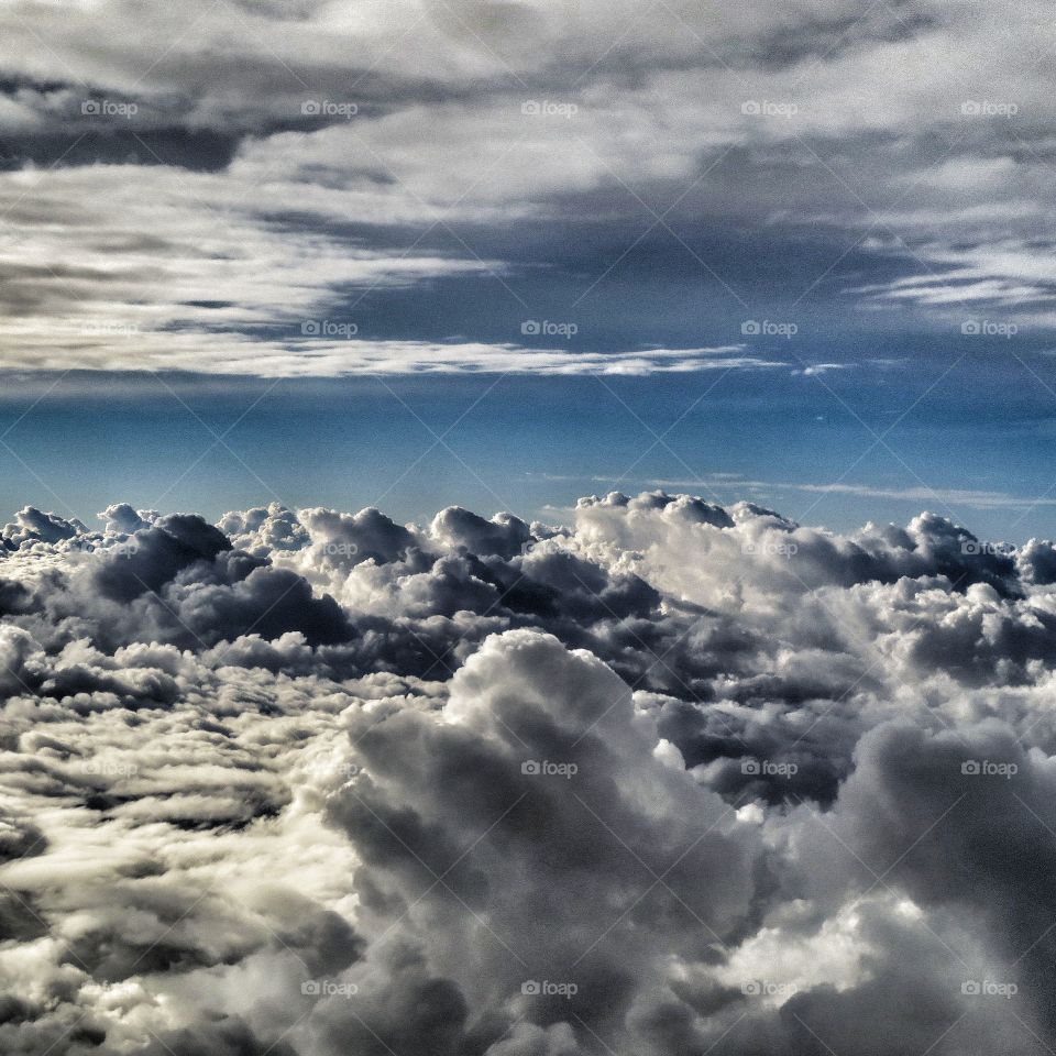 Up above the clouds so high