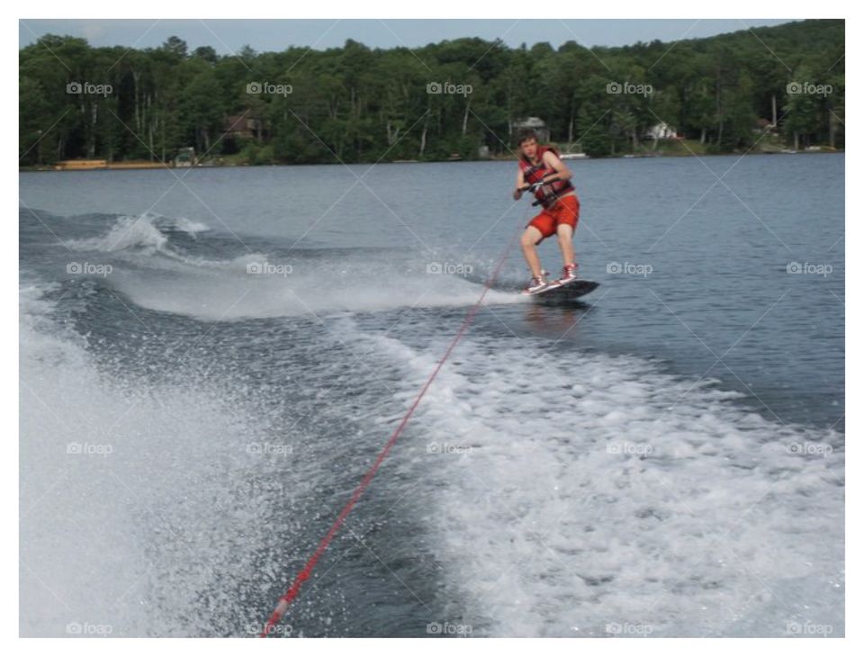 Wake boarding